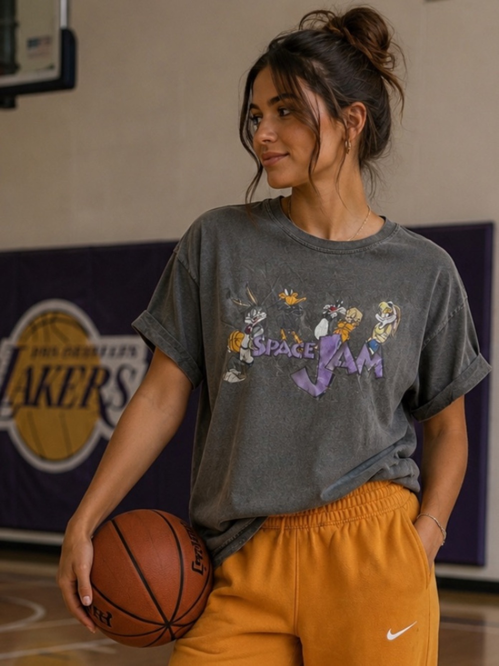 Space jam graphic tee
